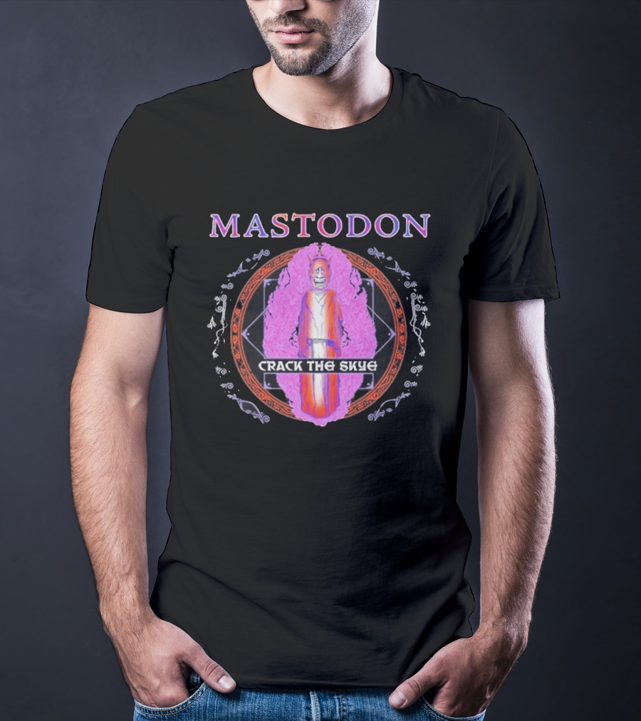 Mastodon Crack The Skye Ornate Oni Mandala T-Shirt