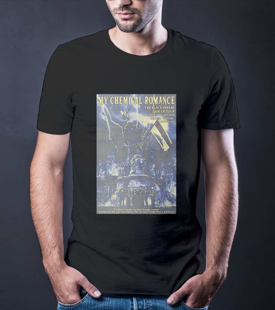 My Chemical Romance Black Parade 2026 UK Tour Wembley Stadium London T-Shirt