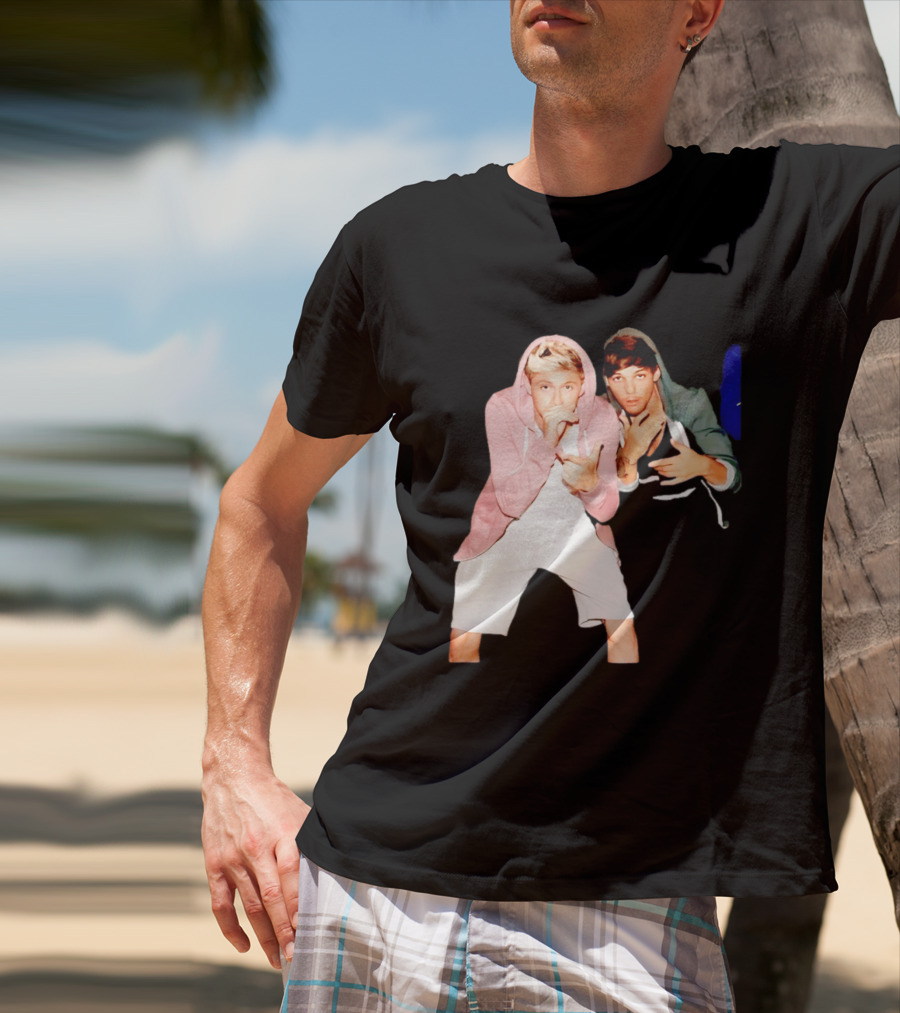 Niall Horan Louis Tomlinson One Direction Pose T-Shirt