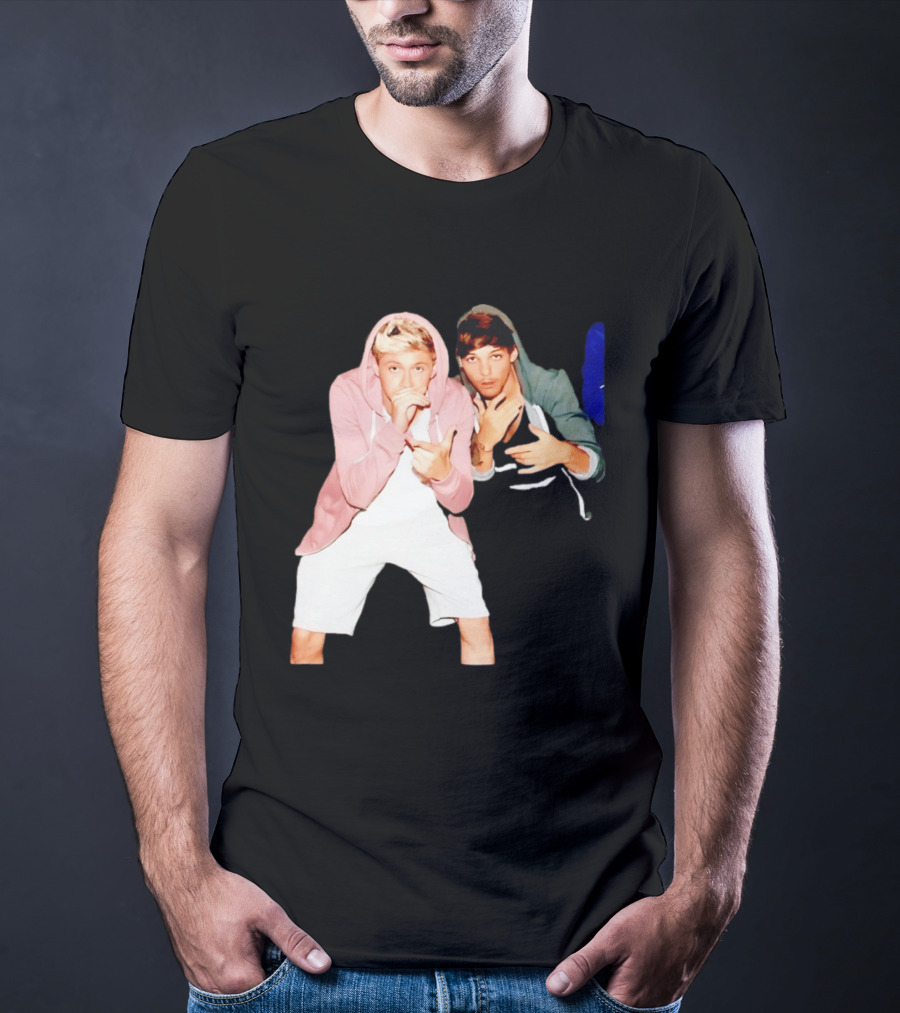 Niall Horan Louis Tomlinson One Direction Pose T-Shirt