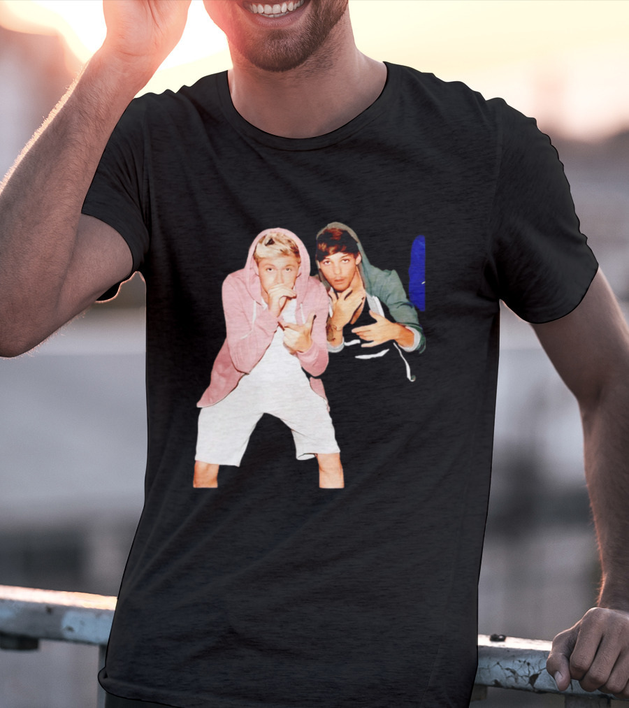 Niall Horan Louis Tomlinson One Direction Pose T-Shirt