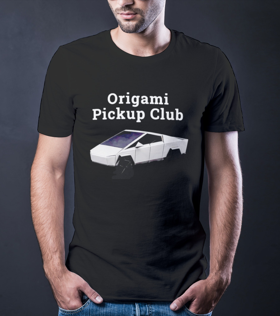Origami Pickup Club Cybertruck Papercraft Model T-Shirt