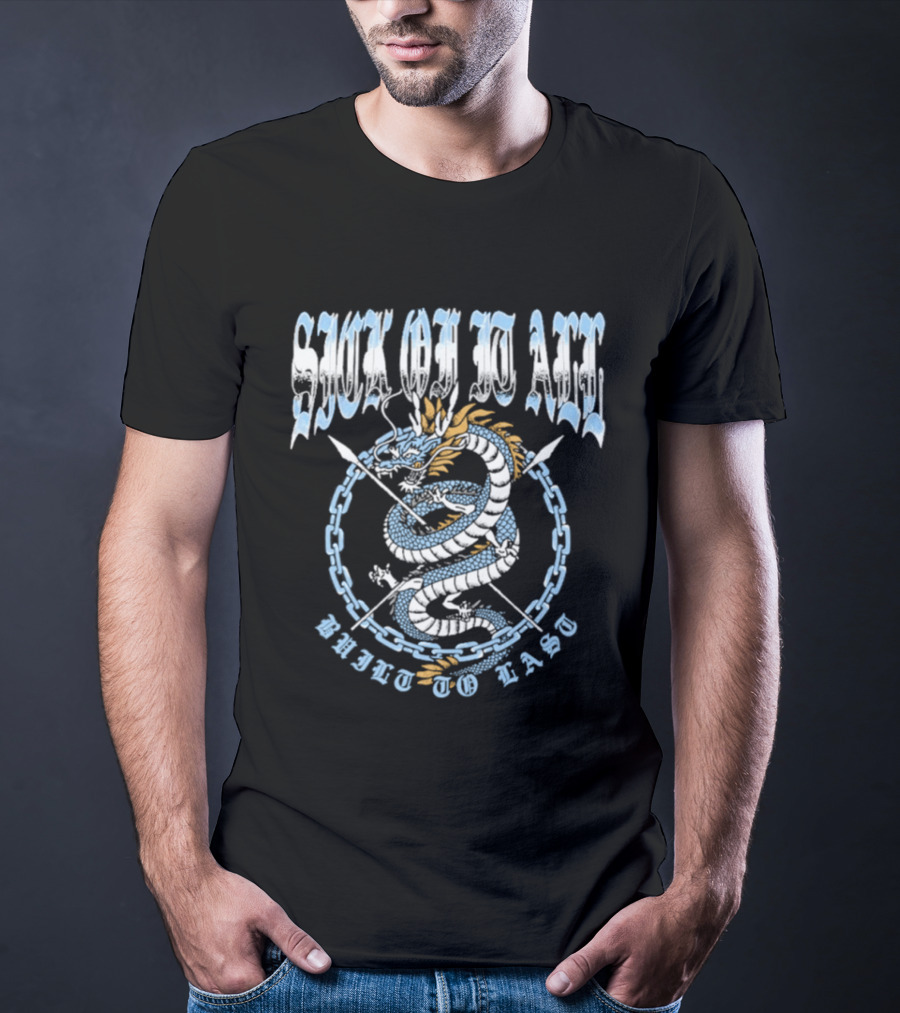 Sick Of It All Built To Last Dragonchain Snake T-Shirt