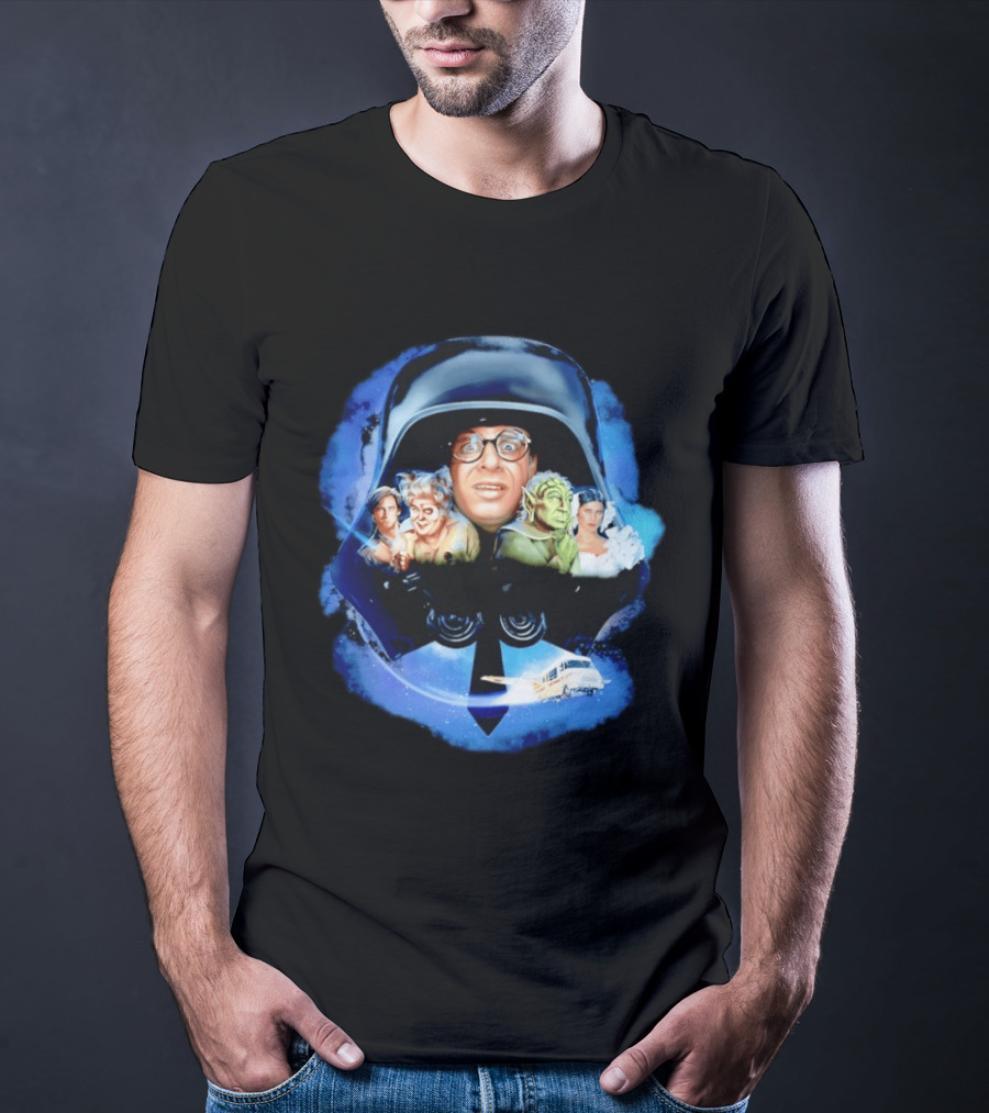Spaceballs 2 Dark Helmet Rick Moranis Sci Fi Comedy Movie Cast Spaceship T-Shirt