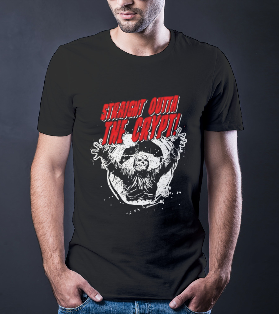 Straight Outta The Crypt Horror Zombie T-Shirt