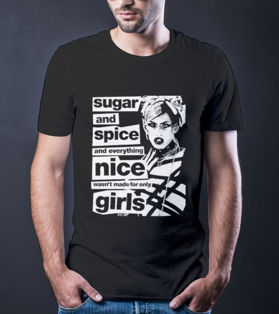 Sugar And Spice And Everything Nice Wasn't Made For Only Girls Manga Anime T-Shirt