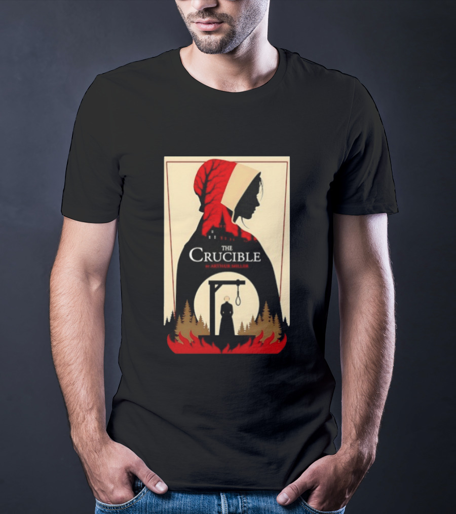 The Crucible By Arthur Miller Salem Witch Trials Hanging Scene T-Shirt
