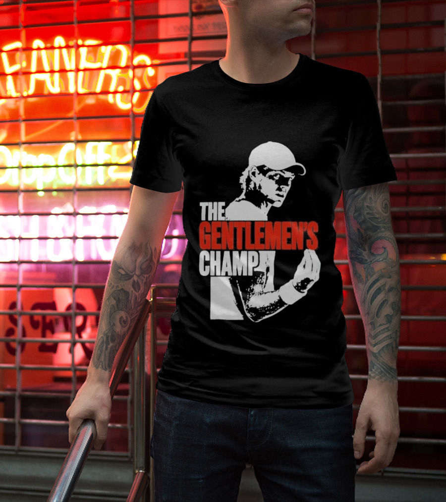 The Gentlemen's Champ Jannik Sinner Italian Gesture T-Shirt