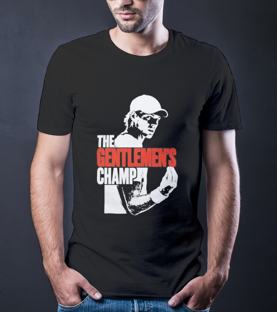 The Gentlemen's Champ Jannik Sinner Italian Gesture T-Shirt