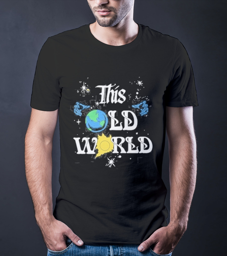 Celestial Earth Sun And Stars This Old World T-Shirt