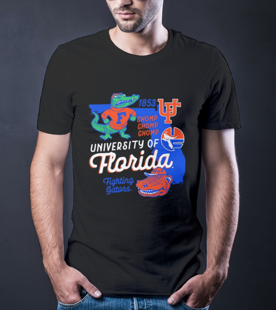 University Of Florida Fighting Gators Chomp Chomp Chomp 1986 U Of F T-Shirt