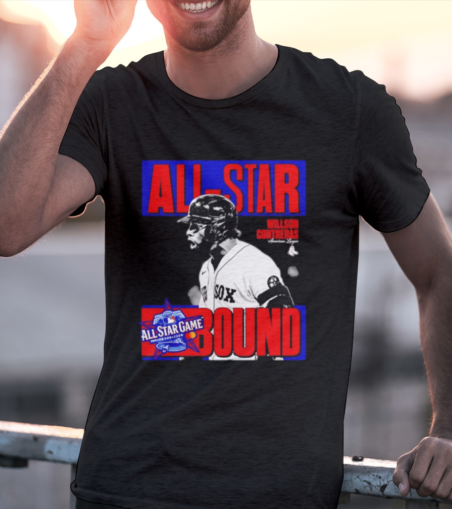 All Star Bound 2024 Willson Contreras Texas American League T-Shirt
