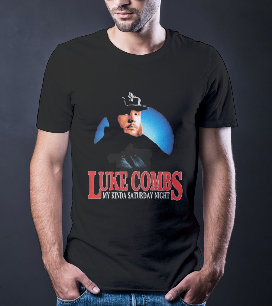 Luke Combs My Kinda Saturday Night Tour UK EU Pop Up London Dublin Edinburgh T-Shirt