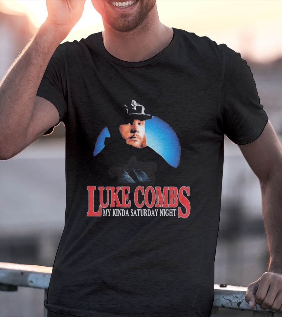 Luke Combs My Kinda Saturday Night Tour UK EU Pop Up London Dublin Edinburgh T-Shirt