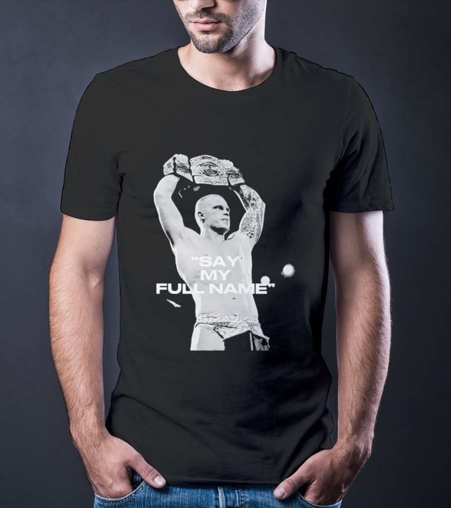 Ilja Dragunov WWE Say My Full Name Wrestling Champion T-Shirt