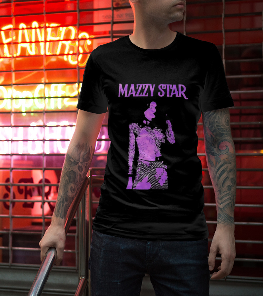 Mazzy Star Hope Sandoval Purple Aesthetic Alternative Rock T-Shirt