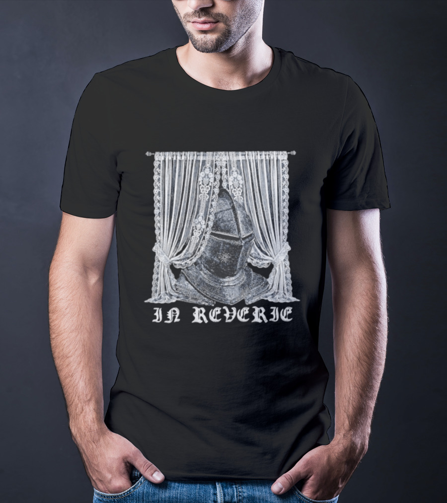 In Reverie Knight Helmet Medieval Armor Curtain T-Shirt
