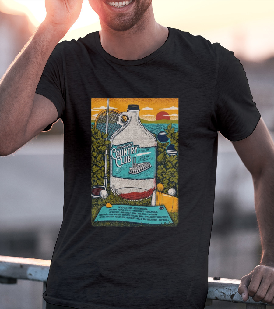 Minnesota Country Club Festival July 10 11 2026 Harriet Island Regional Park St. Paul MN T-Shirt
