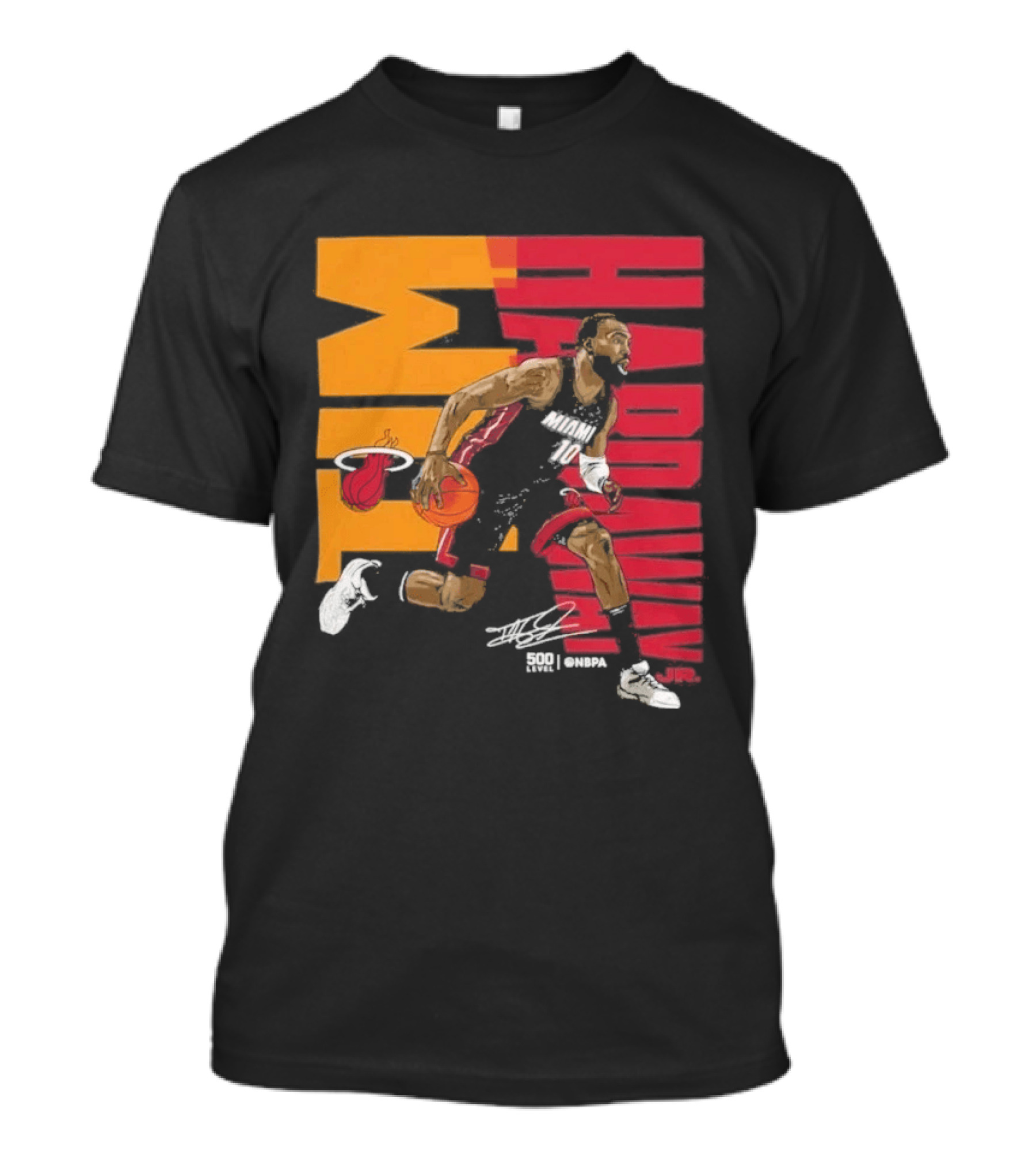 2026 NBA Tim Hardaway Jr Miami Heat Basketball Player Action T-Shirt