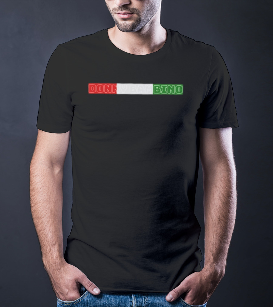 Donny Bambino Italian Flag T-Shirt
