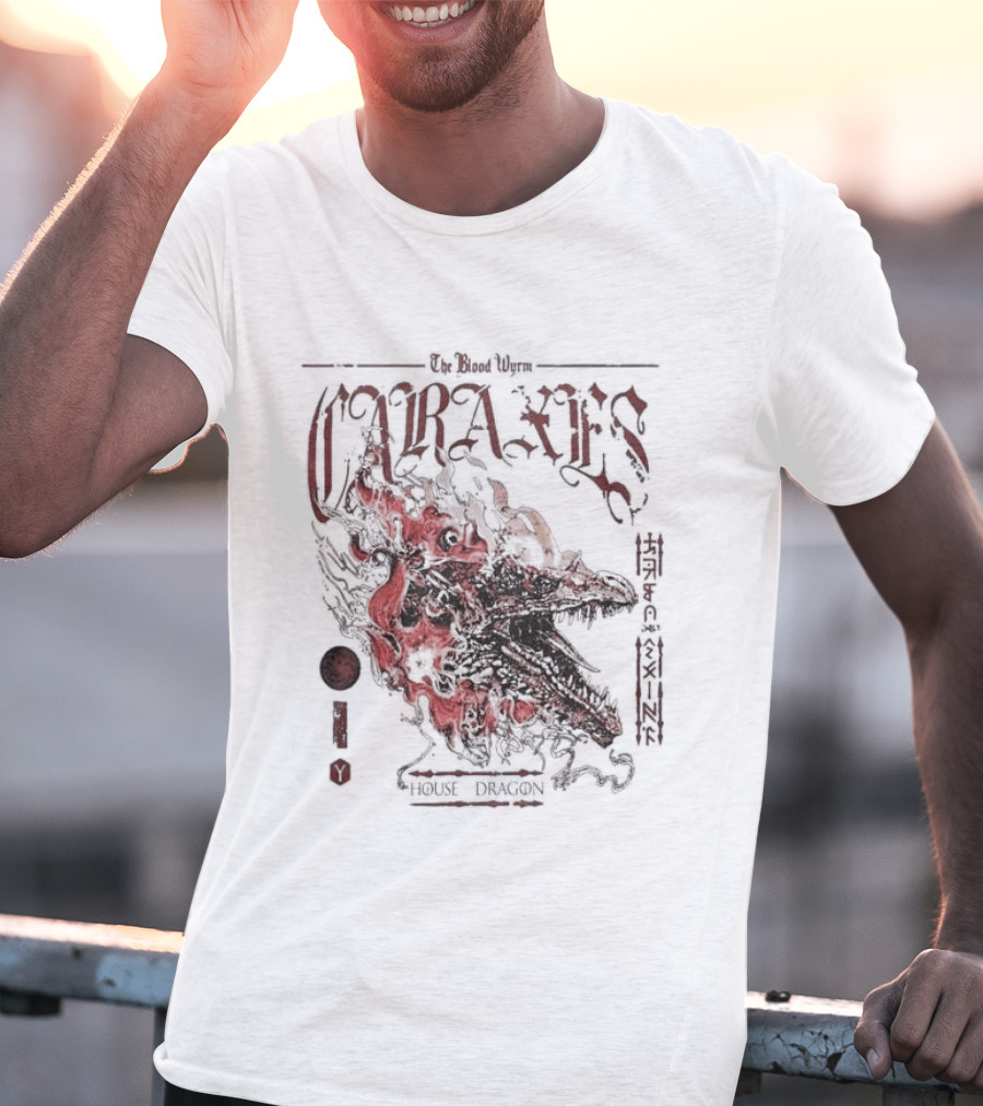 Caraxes House Of The Dragon The Blood Wyrm Fantasy Beast T-Shirt