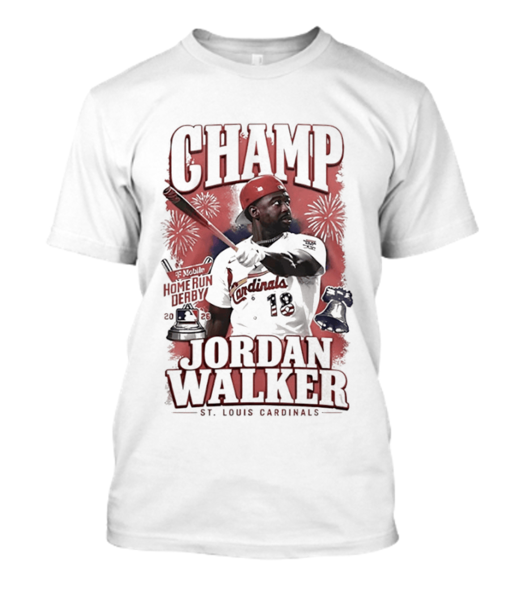 Jordan Walker St Louis Cardinals Mobile Home Run Derby Champ 2026 T-Shirt