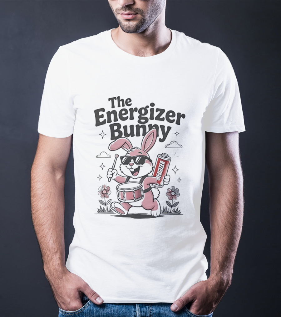 The Energizer Bunny Drummer Battery T-Shirt