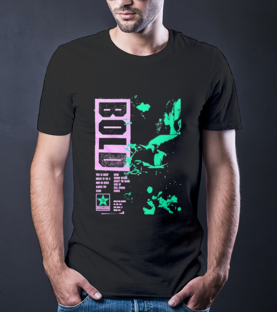 Revelation Records Talk Is Cheap Nailed To The X Positive Scene Unity Hardcore Punk T-Shirt