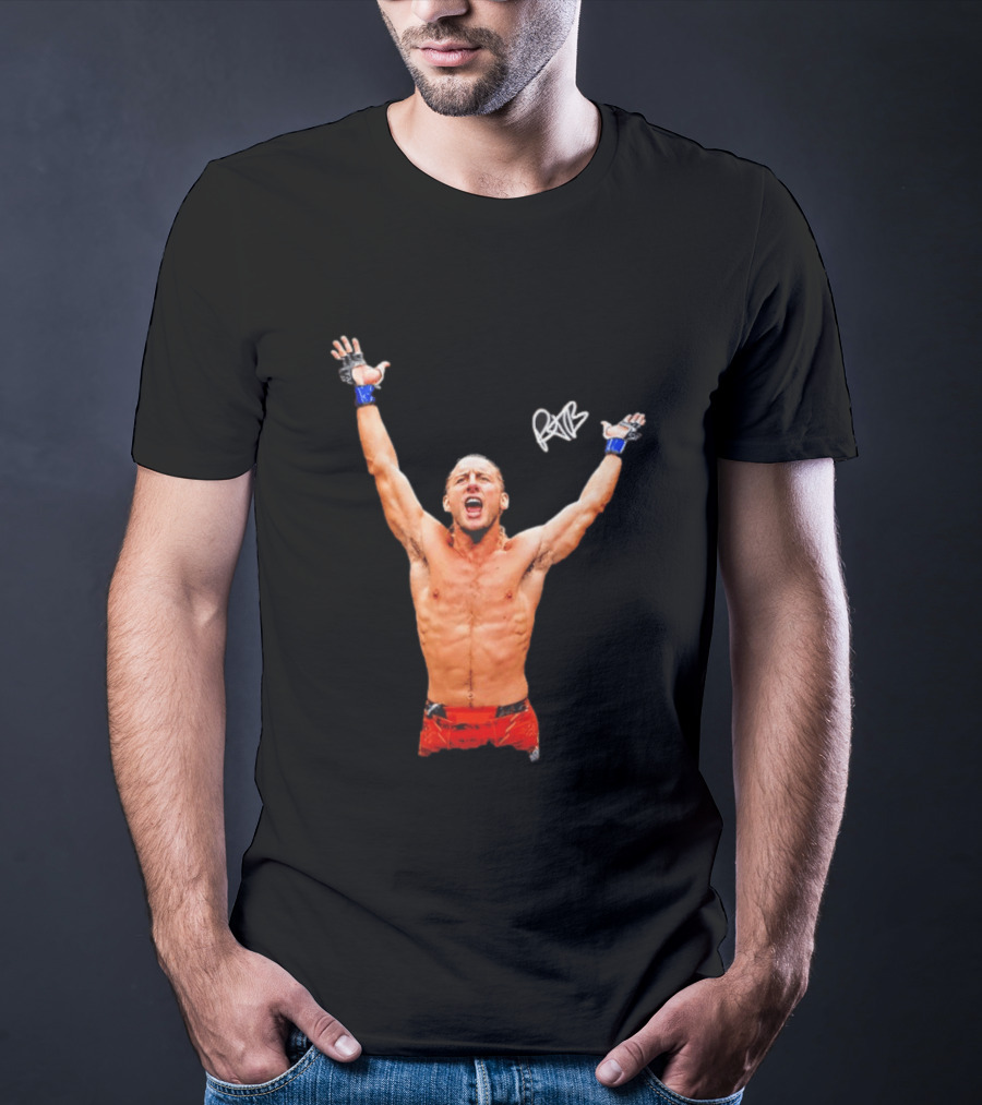 Ryan Hall UFC 2026 Victory Celebration Champion Pose T-Shirt