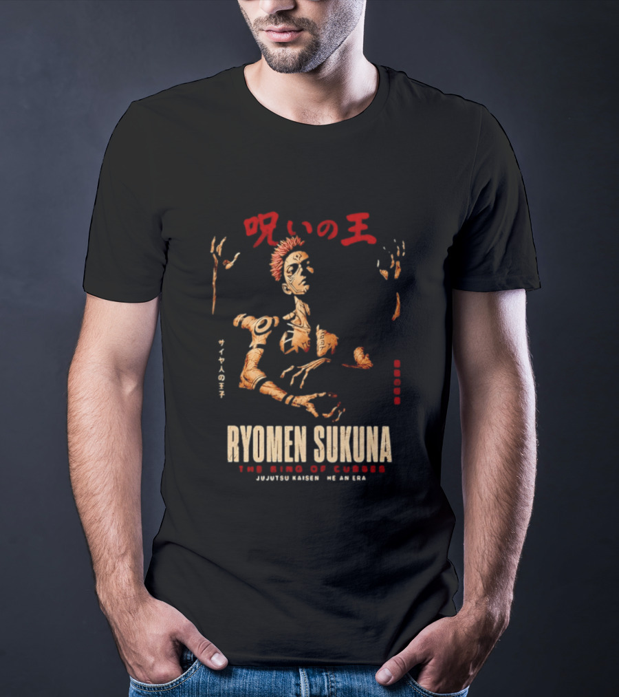 Ryomen Sukuna The King Of Curses Jujutsu Kaisen Cursed Heian Era T-Shirt
