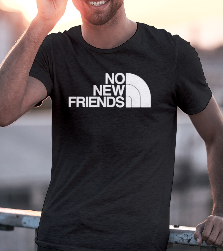 Saosin No New Friends North Face T-Shirt