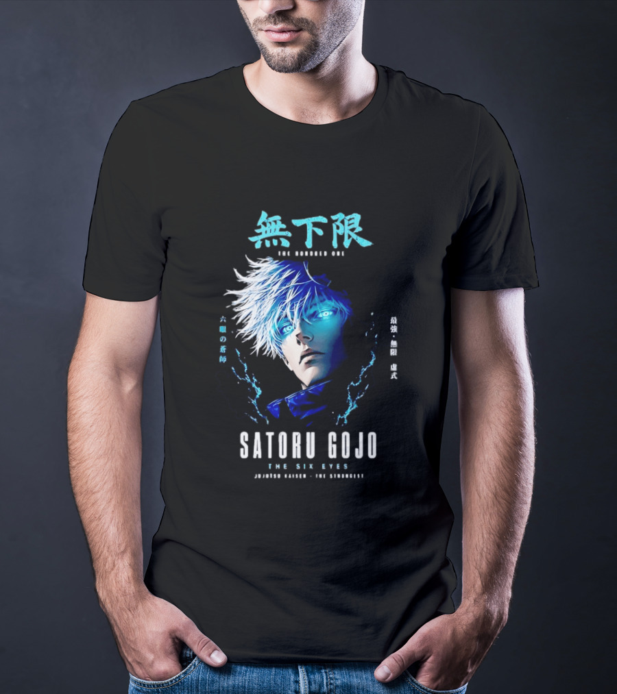 Satoru Gojo The Six Eyes Jujutsu Kaisen The Honored One T-Shirt