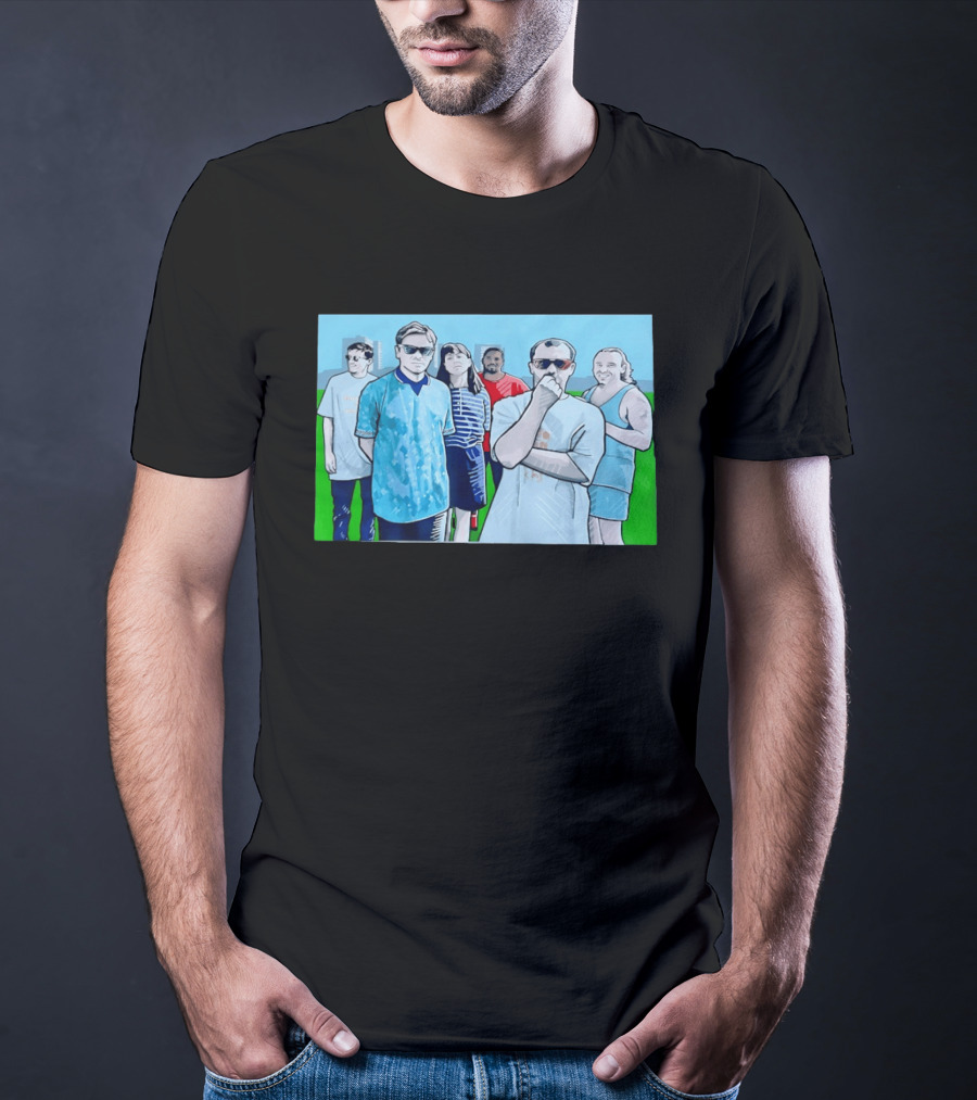 The Office Cast Illustrated Group Scene T-Shirt