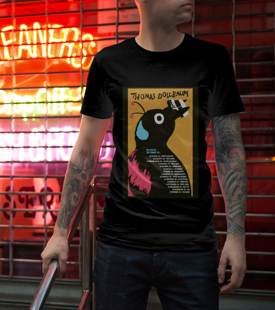 Thomas Dollbaum 2026 Tour September Concert Dates And Cities List T-Shirt