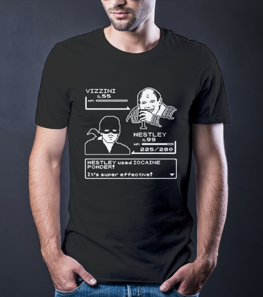 Vizzini Versus Westley Iocaine Powder Battle It's Super Effective T-Shirt