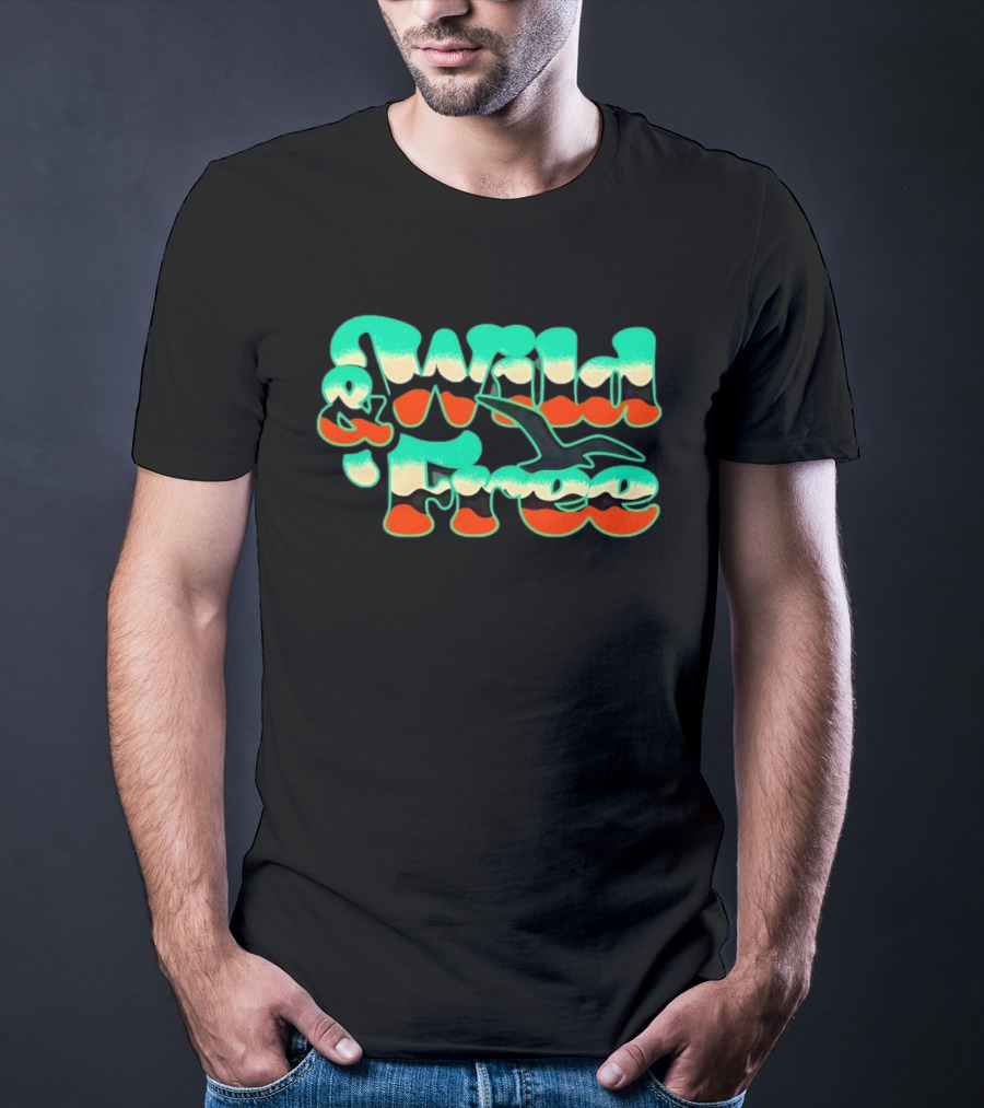 Wild And Free Bird Flight T-Shirt