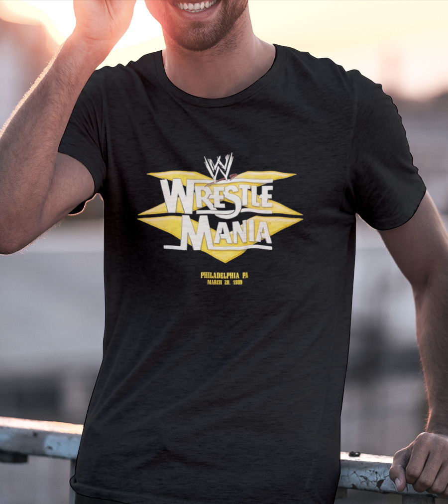 WWE WrestleMania XV Philadelphia March 28 1999 T-Shirt