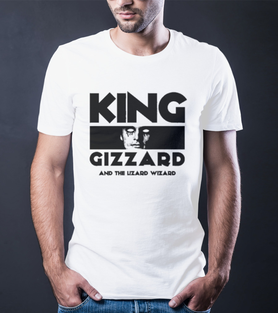 King Gizzard And The Lizard Wizard Face Illusion T-Shirt
