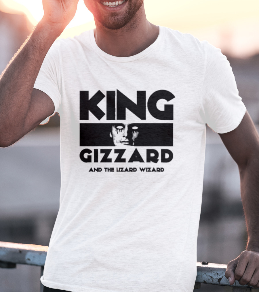 King Gizzard And The Lizard Wizard Face Illusion T-Shirt