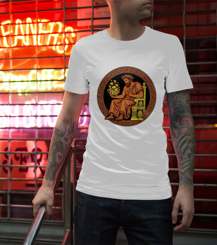 King Midas Ancient Greek Mythology Gold Transformative Touch T-Shirt
