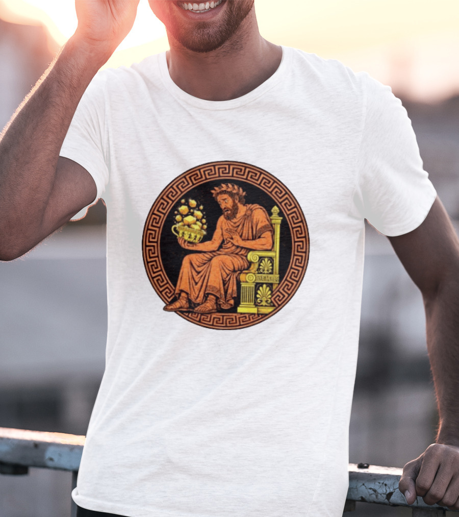 King Midas Ancient Greek Mythology Gold Transformative Touch T-Shirt