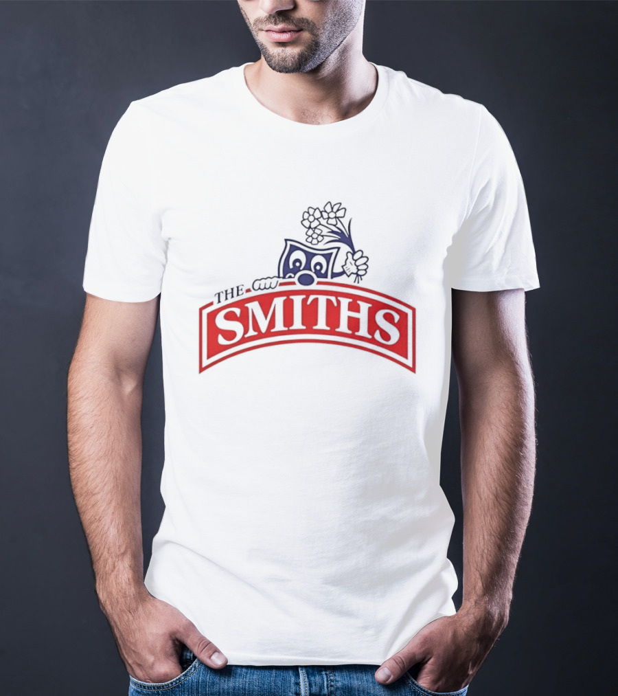 The Smiths Band Indie Rock Morrissey Sneaky Pete Peeking Lilac Daisies T-Shirt