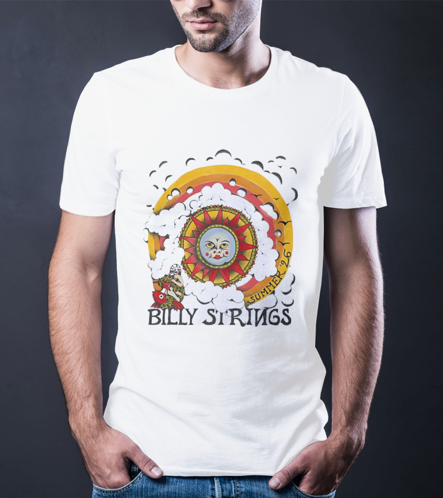 Billy Strings Sun Face Summer 2026 Tour T-Shirt