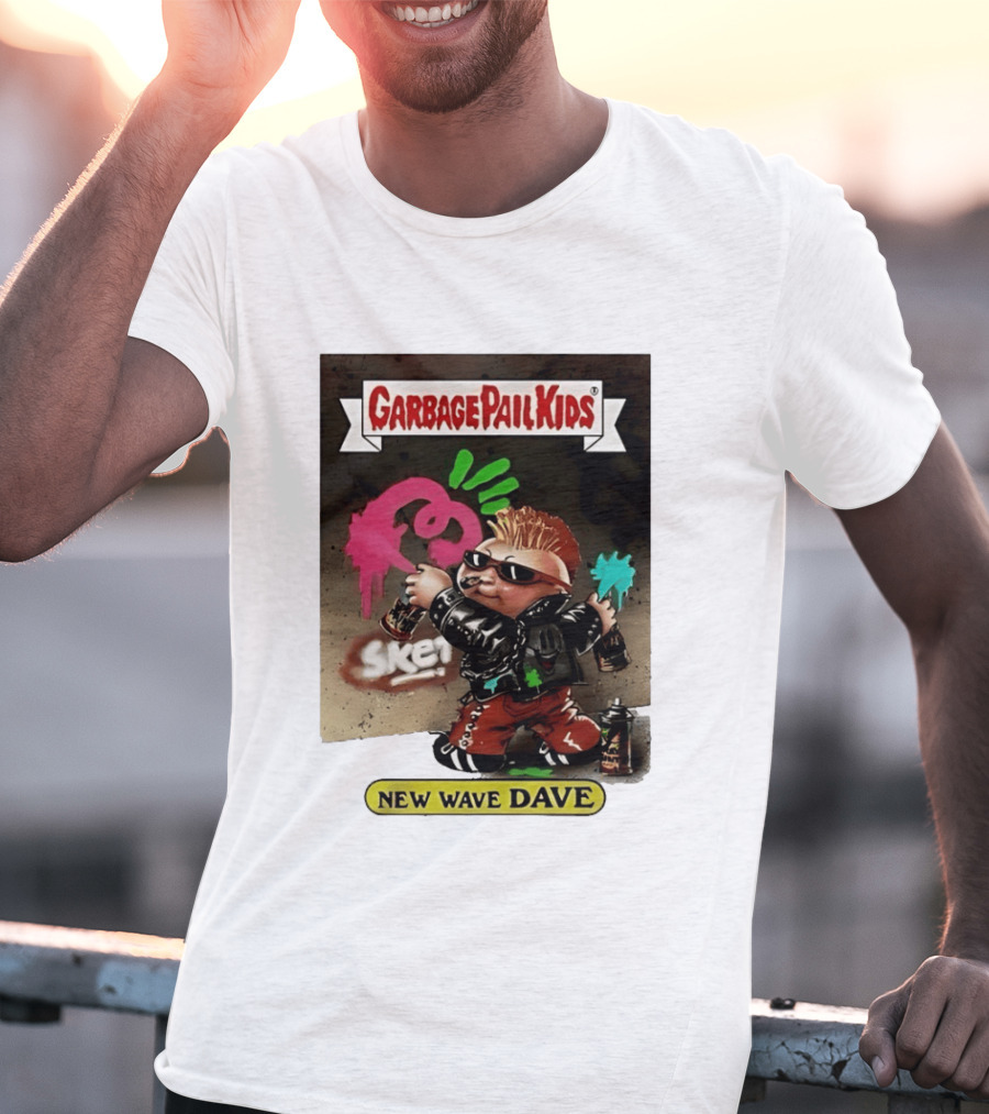 New Wave Dave Garbage Pail Topps T-Shirt