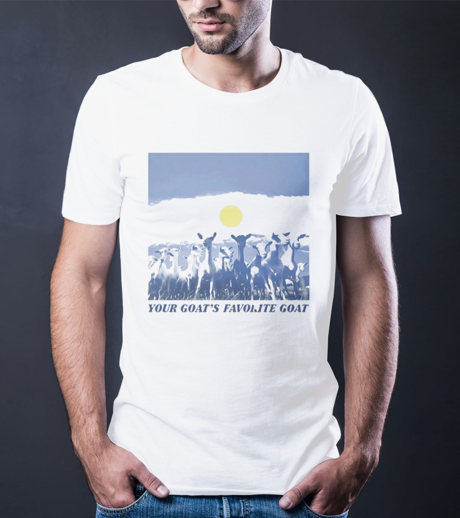 YOUR GOAT'S FAVORITE GOAT Moonlit Pasture T-Shirt