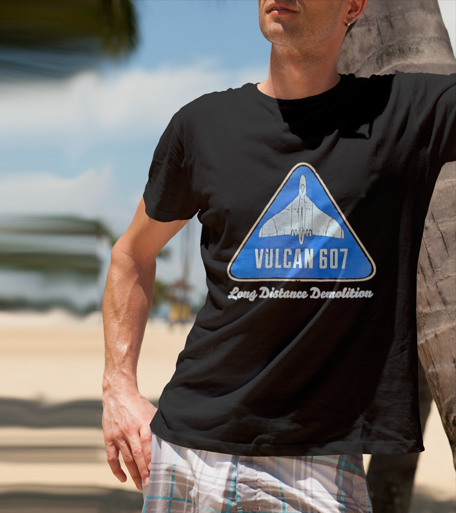 Vulcan 607 Long Distance Demolition Vintage Distressed T-Shirt