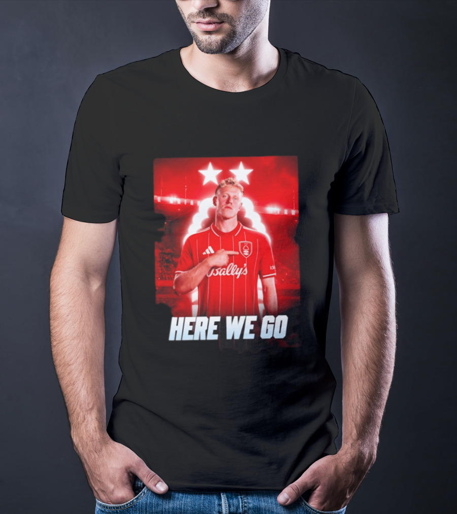 Xaver Schlager Nottingham Forest Here We Go Soccer Edition T-Shirt