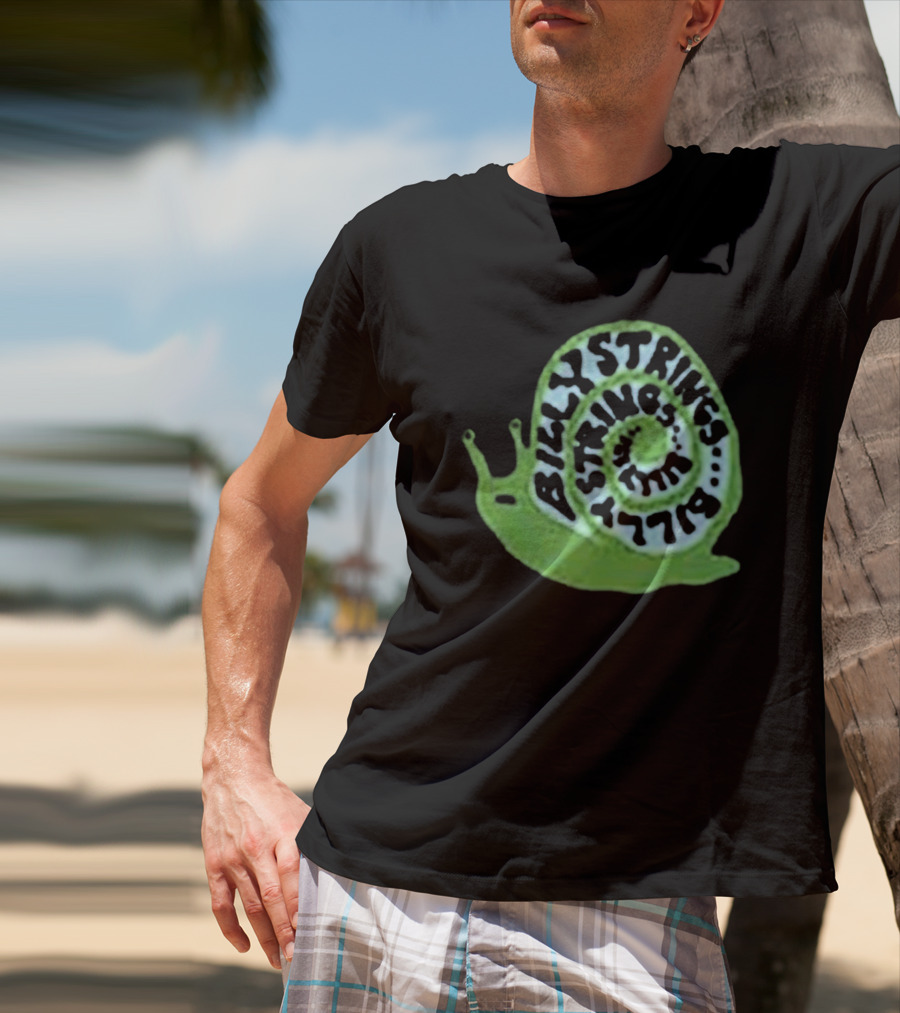 Billy Strings Summer 2026 Tour Snail With Dates T-Shirt