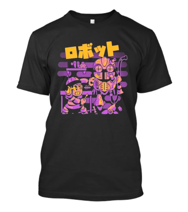 Fixing A Friend Sketchdemao Robot Workshop Japanese T-Shirt