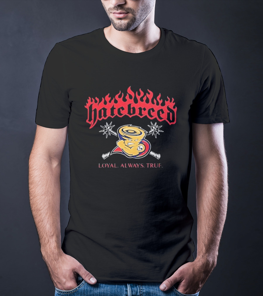 Hatebreed The Summer Slaughter Tour 2026 Tulsa Oklahoma Cain's Ballroom July 12 Fierce Loyalty Loyal Always True T-Shirt